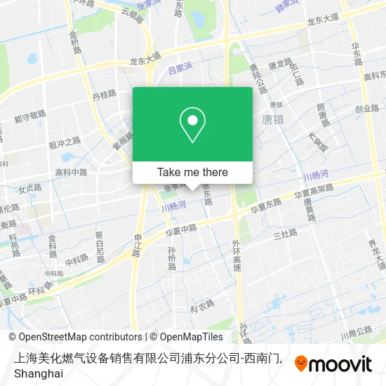 上海美化燃气设备销售有限公司浦东分公司-西南门 map
