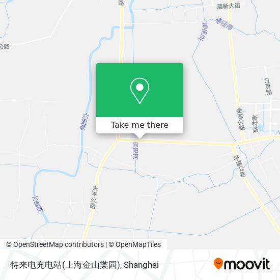 特来电充电站(上海金山枼园) map