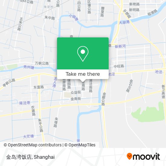 金岛湾饭店 map
