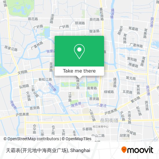 天霸表(开元地中海商业广场) map