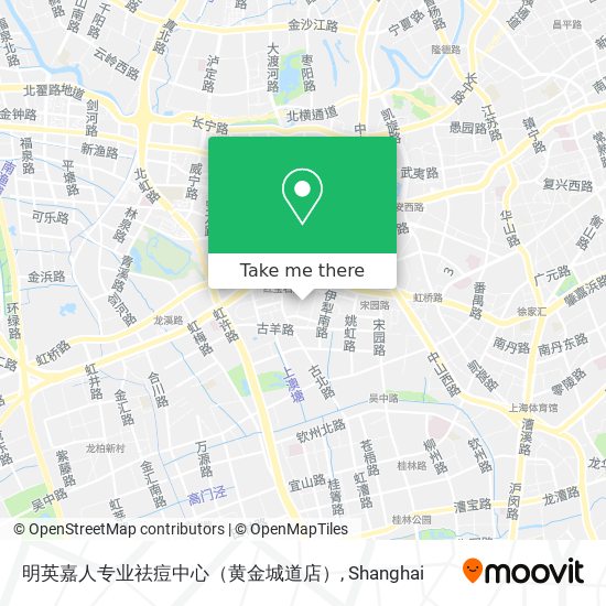 明英嘉人专业祛痘中心（黄金城道店） map