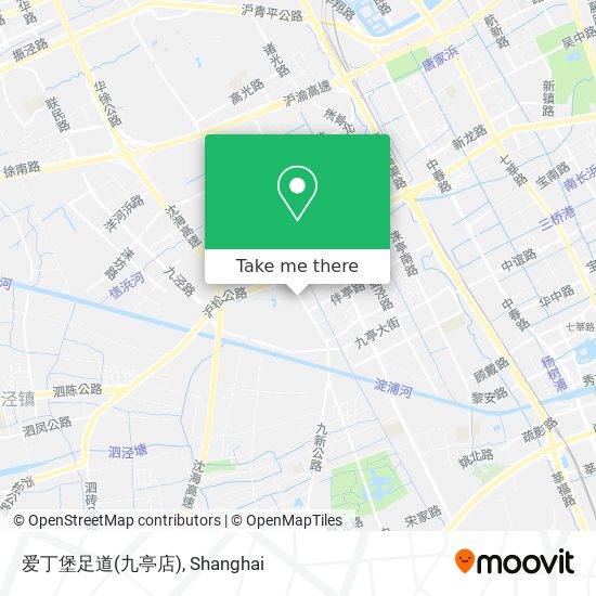 爱丁堡足道(九亭店) map