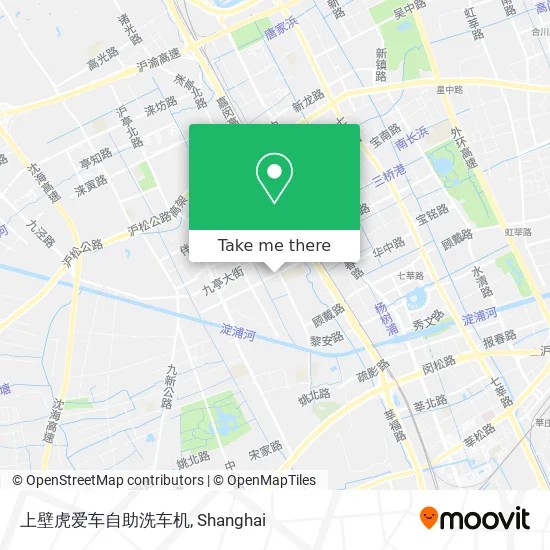 上壁虎爱车自助洗车机 map