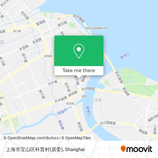 上海市宝山区科普村(居委) map