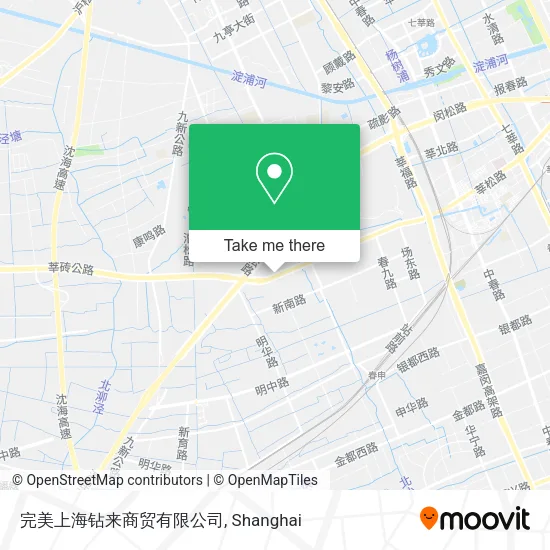 完美上海钻来商贸有限公司 map