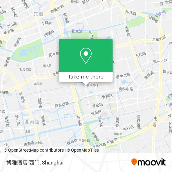博雅酒店-西门 map