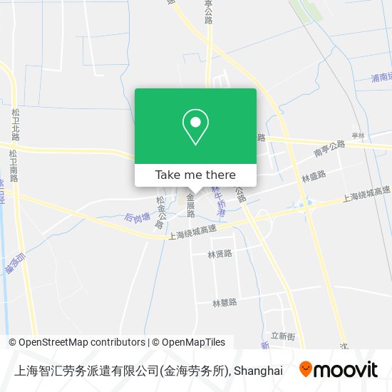 上海智汇劳务派遣有限公司(金海劳务所) map