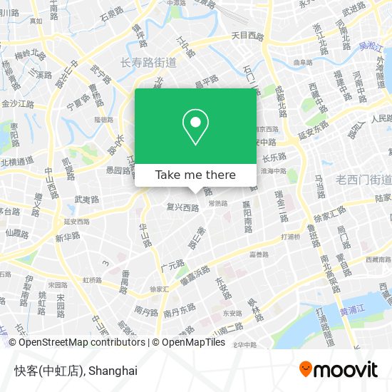 快客(中虹店) map