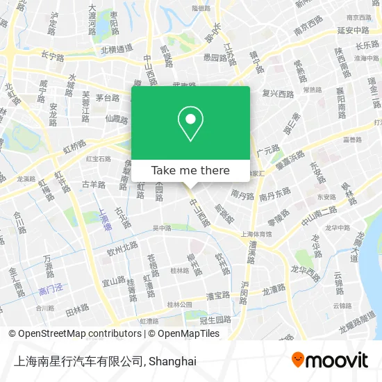 上海南星行汽车有限公司 map