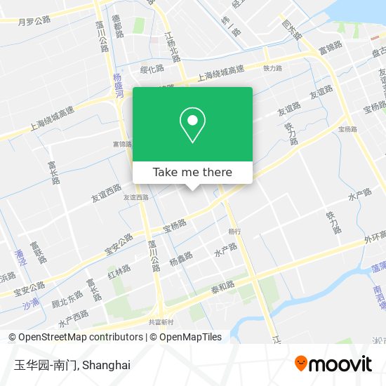 玉华园-南门 map