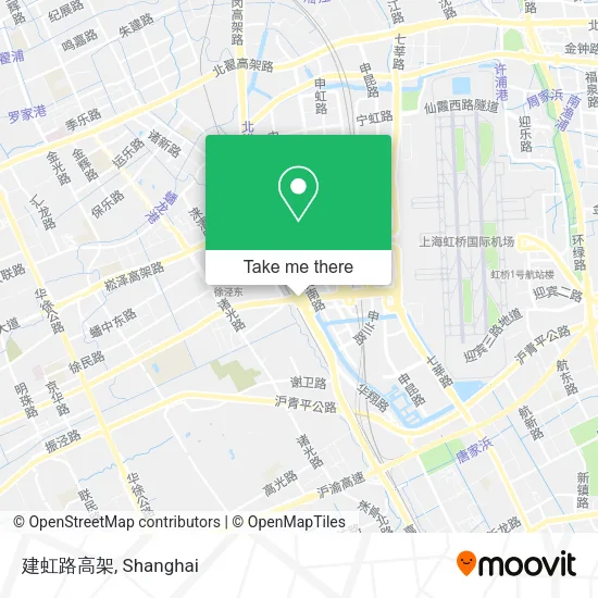 建虹路高架 map