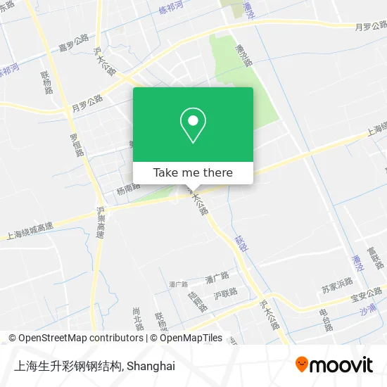 上海生升彩钢钢结构 map