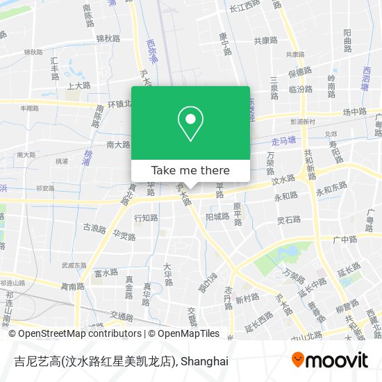 吉尼艺高(汶水路红星美凯龙店) map