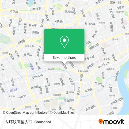 内环线高架入口 map