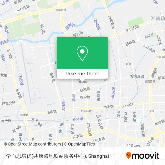 学而思培优(共康路地铁站服务中心) map