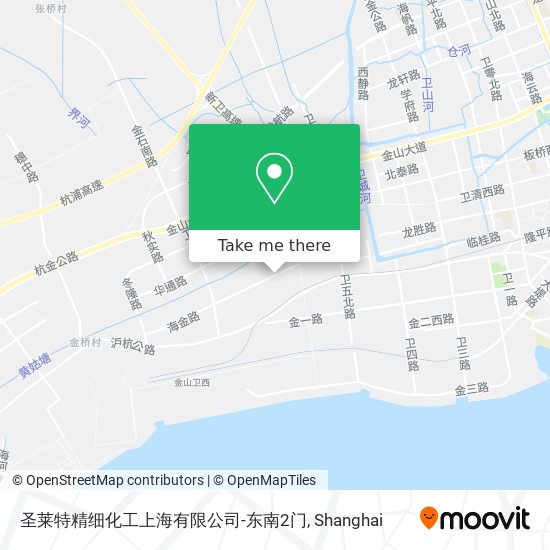圣莱特精细化工上海有限公司-东南2门 map
