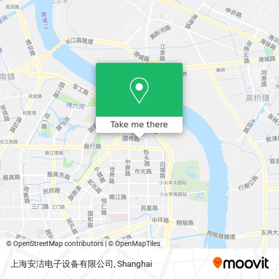 上海安洁电子设备有限公司 map