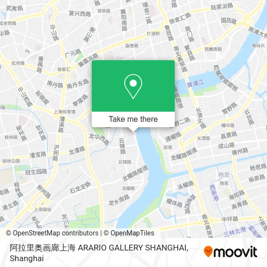 阿拉里奥画廊上海 ARARIO GALLERY SHANGHAI map