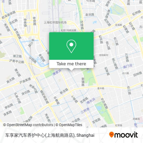 车享家汽车养护中心(上海航南路店) map