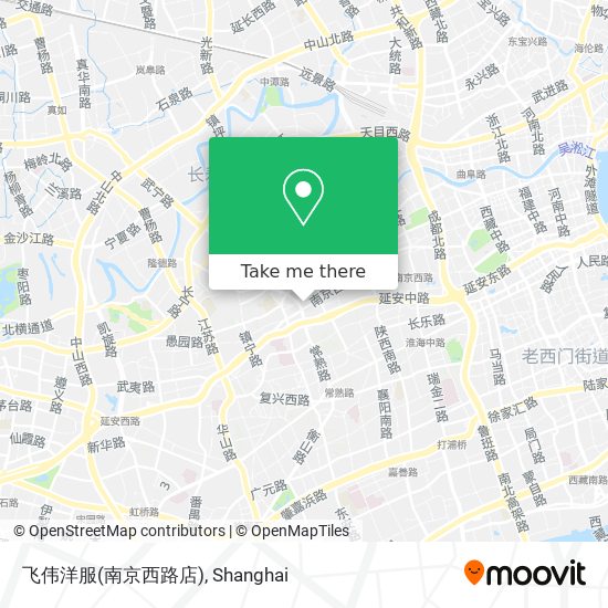 飞伟洋服(南京西路店) map