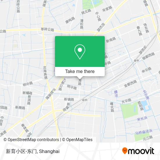 新育小区-东门 map