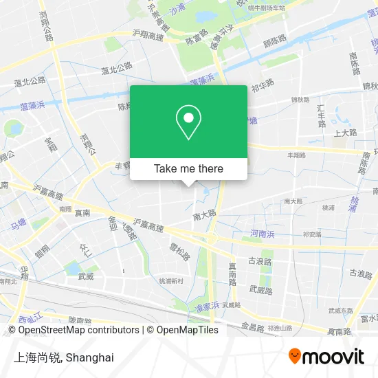 上海尚锐 map