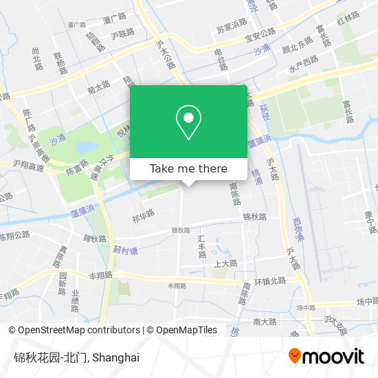 锦秋花园-北门 map