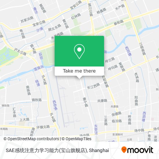 SAE感统注意力学习能力(宝山旗舰店) map