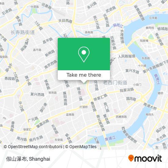 假山瀑布 map