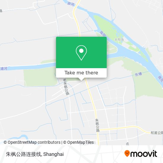 朱枫公路连接线 map