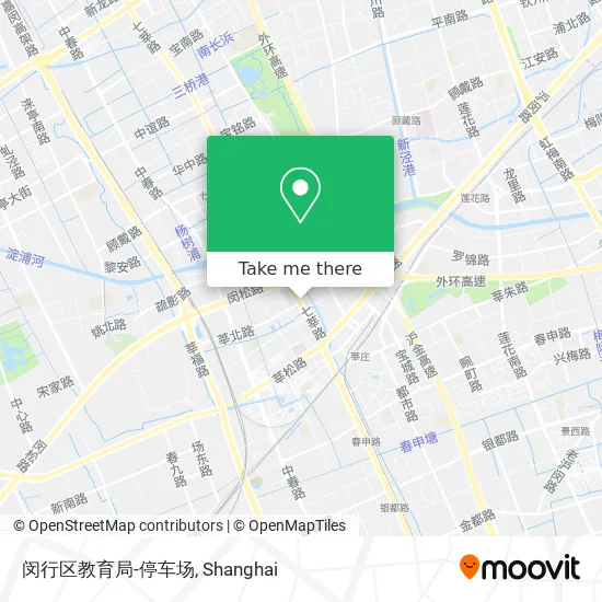 闵行区教育局-停车场 map