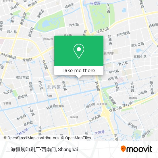 上海恒晨印刷厂-西南门 map