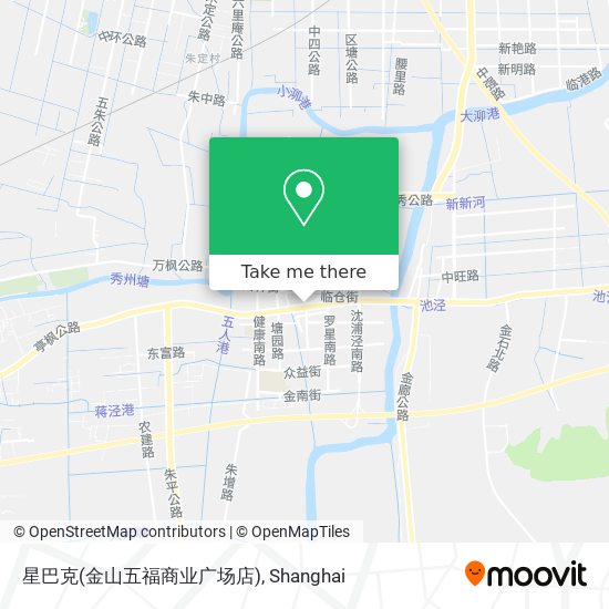 星巴克(金山五福商业广场店) map