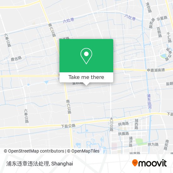浦东违章违法处理 map