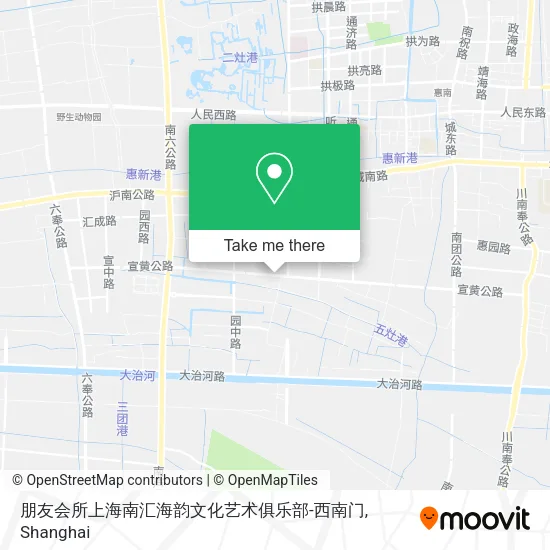 朋友会所上海南汇海韵文化艺术俱乐部-西南门 map