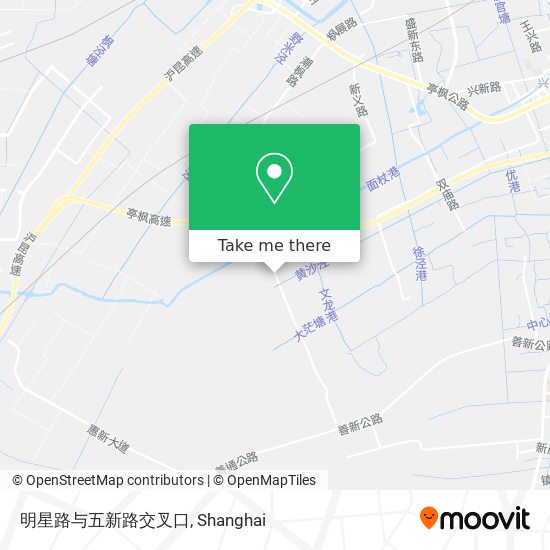 明星路与五新路交叉口 map