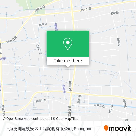 上海泛洲建筑安装工程配套有限公司 map