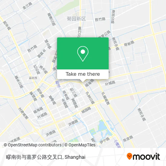 疁南街与嘉罗公路交叉口 map