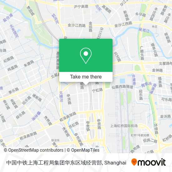 中国中铁上海工程局集团华东区域经营部 map