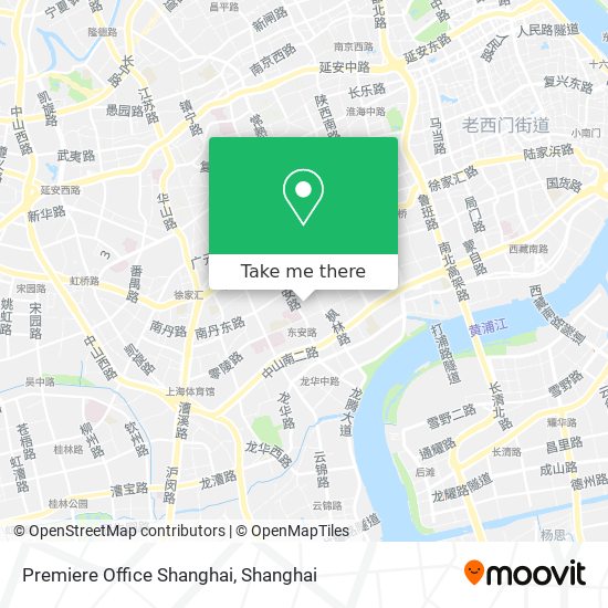 Premiere Office Shanghai map