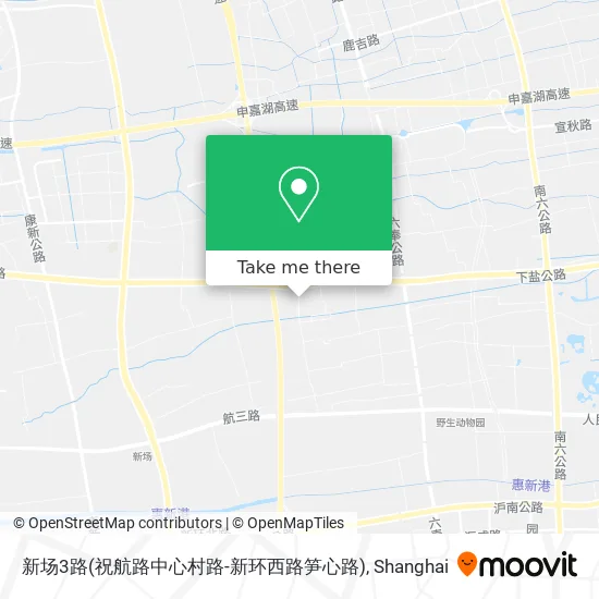 新场3路(祝航路中心村路-新环西路笋心路) map
