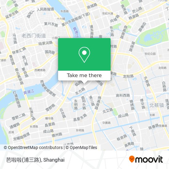 芭啦啦(浦三路) map