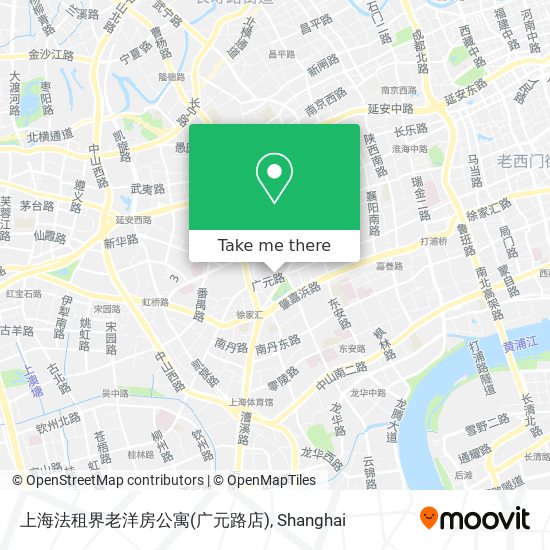 上海法租界老洋房公寓(广元路店) map