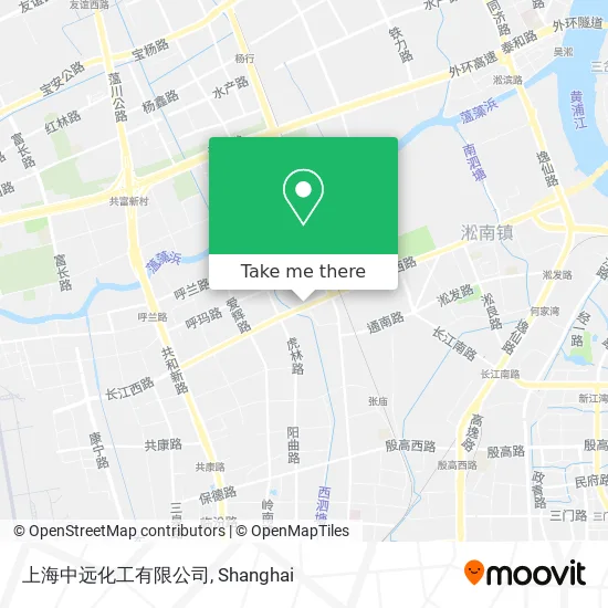 上海中远化工有限公司 map