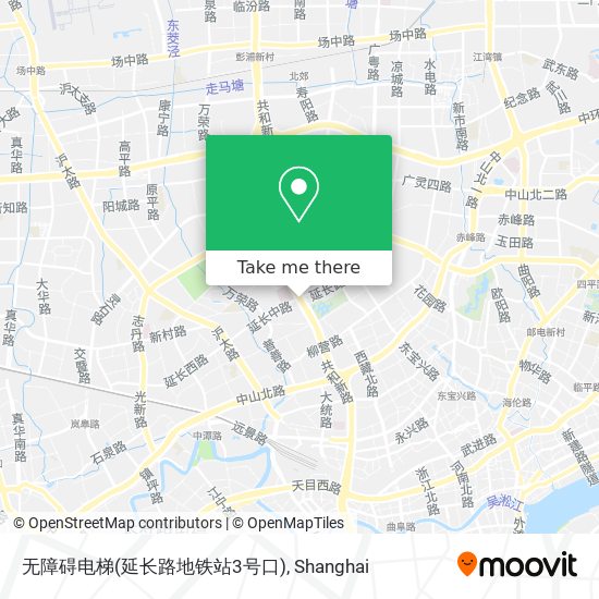 无障碍电梯(延长路地铁站3号口) map