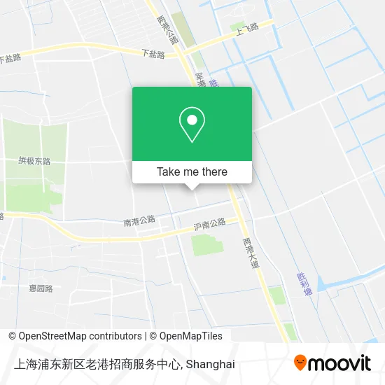 上海浦东新区老港招商服务中心 map