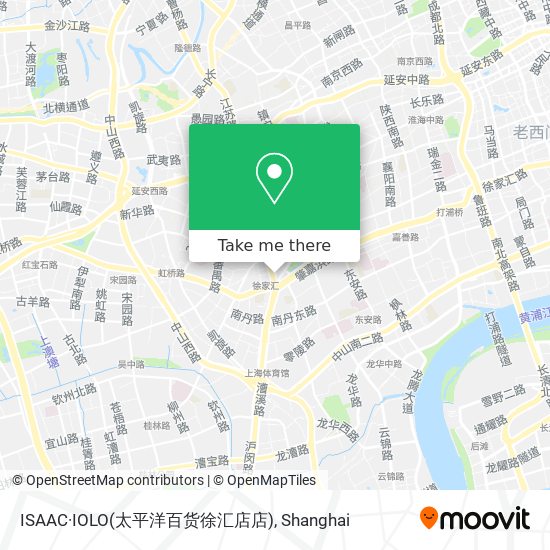 ISAAC·IOLO(太平洋百货徐汇店店) map