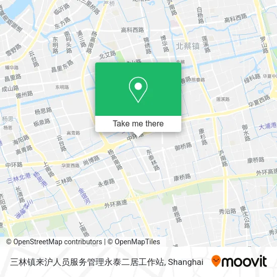 三林镇来沪人员服务管理永泰二居工作站 map