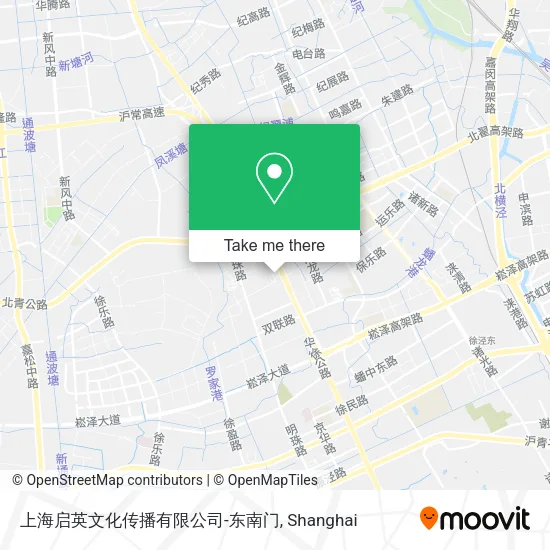 上海启英文化传播有限公司-东南门 map
