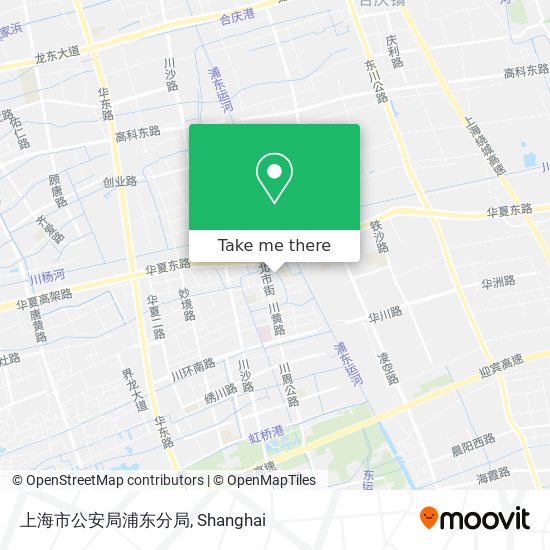 上海市公安局浦东分局 map